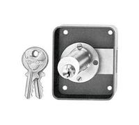 Serrure de sûreté V135 50 mm droite cylindre 20 x 28 mm N 1315 VACHETTE 11741000