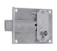 Serrure de tiroir 267F 50x70mm axe 30mm LG12 finition fer limé avec 1 EVISMES - S267A30FL