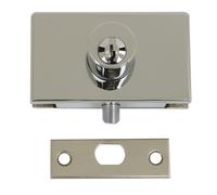 Serrure de vitrine 1 cylindre chromé brillant STREMLER 1450.30.0