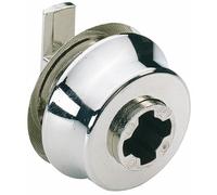 Serrure de vitrine 326 pour cylindre Z23-fonction presser tourner LEHMANN