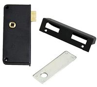 Serrure droite en applique 1 point extra-plate bec de cane JPM SAS 456000-01-1Y