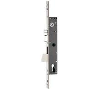 Serrure électrique à encastrer pour montages à fermeture latérale avant, en acier inoxydable 346 x 22 x 3 mm, ISEO 781 - 35 mm