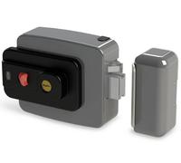 Serrure électrique Oltre cylindre rond et bouton galvanisé DOM NAP7005002