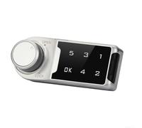 Serrure Électronique Code Zinc Alliage pour alarme Anti-vol Serrure | Alliage de zinc pour robuste, pour alarme après 4 erreurs, auto-verrouillage magnétique, pour idéal gym et (Horizontal 20mm)