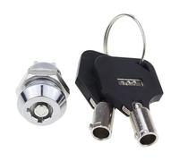 Serrure électronique de téléphone en acier inoxydable,12MM,interrupteur à clé verrouillage électrique S1201,Type extractible Double face, 0,5a 250v AC, 2 clés