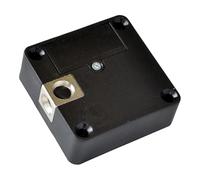 Serrure électronique pour meuble ou vitrine - Section : 60 x 60 mm - Epaisseur : 22 mm - Décor : Noir - ITAR