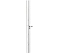 Serrure en applique 4 pts a2p protective cylindre hdi 65 x 35 mm 4 clés marron béquille muze chromé velours main droite - assa abloy vachette - marron G