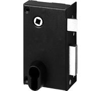 Serrure en applique ABUS FE9814202A SA V CE D pour ouverture vers l'extérieur à droite, 70 x 120 mm - pour portes extérieures et intérieures ainsi que portails - sans cylindre t poignée