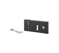Serrure en applique horizontale à clé pêne dormant gauche 140 x 80 mm 2 clés - SERRUPRIX