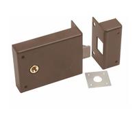 Serrure en applique horizontale - bec-de-cane seul - axe 70 mm JPM