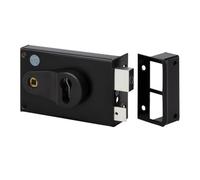 Dom Serrure en applique horizontale ND10 9772 Réglable 52/60 mm Fouillot droite Cylindre euro