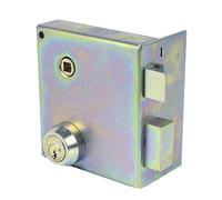 Serrure en applique monopoint JPM SAS - verticale à fouillot - 5 pistons - 3 clés - Droite - 900400-031A