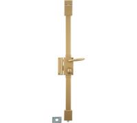 Serrure en applique Targa à fouillot pour porte d'entrée, gauche, 3 pts, Transit2 Ø23mm, axe 45mm, or, 4 clés - THIRARD