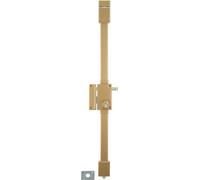 Serrure en applique Targa à tirage pour porte d'entrée, gauche, 3 pts, cylindre Transit2 30x65mm, axe 45mm, or, 4 clés - THIRARD