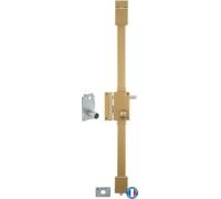 Serrure en applique Targa A2P* à tirage pour porte d'entrée, gauche, 3 pts, Transit2 Ø 23mm, axe 45mm, or, 4 clés - THIRARD