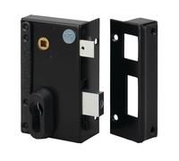Serrure en applique type ND 10 modulable à cylindre européen verticale à fouillot 872 droite