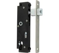 Serrure en retrait type GK, têtière inox, axe 69