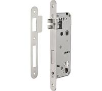 Serrure encast. Intelock trou cylindre pour poignées connectées, inox, axe45mm, entr'axes85mm, carré8, BR - INTELOCK