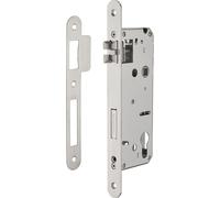 Serrure encast. Intelock trou cylindre pour poignées connectées, inox, axe50mm, entr'axes70mm, carré8, BR - INTELOCK