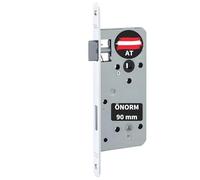 Serrure encastrée GedoTec® WG - Ergo avec pêne en plastique - 88 mm - 300RG norme Ö - Produit de marque de qualité supérieure pour votre intérieur