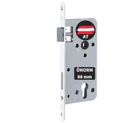 Serrure encastrée GedoTec® WG - Ergo avec pêne en plastique - 88 mm - 300RG norme Ö - Produit de marque de qualité supérieure pour votre intérieur