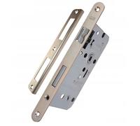 Serrure encastrée WC - Lob - 72/60 mm - Dimensions: A 72, B 60, C 20, D 220, E 155, F 80, G 15, H 194, I 3, J 12