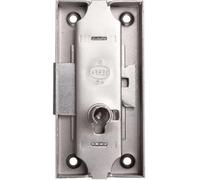 Serrure espagnolette 80x55mm axe 35mm longueur du canon 12mm droite finition fer - DEVISMES - 12383-005-D