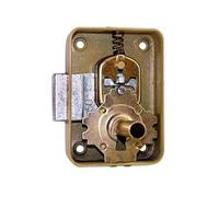 11432000 Serrure batteuse 60x35mm C40 droite avec clé