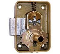 11432000 Serrure batteuse 60x35mm C40 droite avec clé