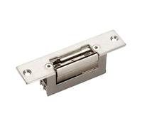 SERRURE G40 T00 Gâche électrique à émission avec têtière courte Inox et levier 12V DC