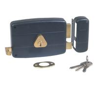 Normbau Serrure en applique CISA 30050 – tirage, cylindre Ø45, axe 70 mm, droite