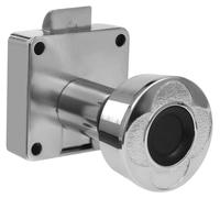 Serrure intelligente à empreinte digitale - Serrure pour armoires et tiroirs - Biométrique - Sans clé - Par empreinte digitale uniquement - Argent