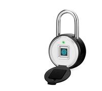 Serrure Intelligente, Serrure Intelligente de Porte Rechargeable par USB Cadenas d'empreintes digitales déverrouillage Rapide en Alliage Zinc métal Haute Identification Serrure sécurité(P3Z-TUYA)
