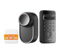 Serrure Intelligente SwitchBot Lock Ultra Vision Combo Bluetooth Ouverture Faciale Compatible Alexa Google Home
