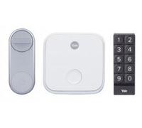 Serrure intelligente Yale Linus® (argentée) + pont + clavier