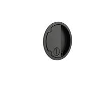 Serrure invisible encastrée minimaliste pour porte intérieure | Serrure à pêne simple ronde sans poignée pour portes en bois de chambre