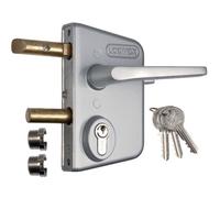 SERRURE LOCINOX AVEC CYLINDRE LCKX30 POUR PROFIL CARRE 30 - 40 - 50 MM