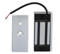 Serrure Magnétique électrique 60KG 130LBS Force de Maintien Serrure électromagnétique DC24V Porte Simple Sûre pour Système de Contrôle D'accès Porte en Métal Porte Coupe-feu