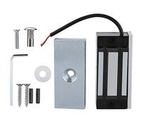 Serrure Magnétique Électrique De Porte Simple DC24V, Force De Maintien De 60KG (132LB), Appropriée À La Porte Ignifuge Et En Verre