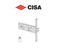 Cisa Serrure à encastrer H 44150 – Aluminium – pêne demi-tour 44 mm – 60 mm à simple tour