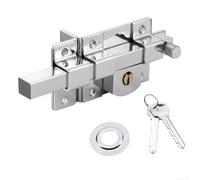 Serrure Mécanique Fer pour forgé pour porte Jardin 20cm Serrure(2008CR - left)