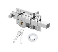 Serrure Mécanique Fer pour forgé pour porte Jardin 20cm Serrure(2008CR - right)