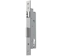 Serrure monopoint 7791 têtière inox 24 mm entraxe 92 axe 35 - pênes dormant et demi tour - têtière en U GNS