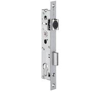 Serrure monopoint à larder pour profil étroit pêne dormant demi-tour coffre 39 mm têtière 24 mm STREMLER 2260.39.0TP24