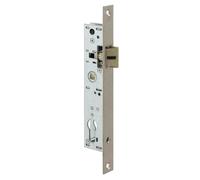 Serrure monopoint à larder profil étroit bec de cane Série 9 largeur 36 mm METALUX F109360000