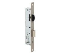 Serrure monopoint à larder profil étroit pêne dormant à rouleau série 8 largeur 21 mm METALUX F108210000