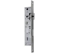 Serrure monopoint à larder profil étroit pêne dormant demi-tour orge Série 2 largeur 21 mm droite METALUX F102211000