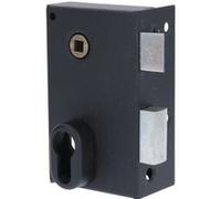 Serrure monopoint en applique à profilé européen verticale fouillot droite - JPM - 117500-01-1Y Noir G