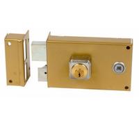 Serrure monopoint en applique ALPHA cylindre rond horizontal fouillot gauche BRICARD 352111