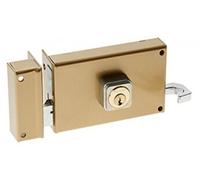 Serrure monopoint en applique ALPHA cylindre rond horizontal tirage gauche - - 350111